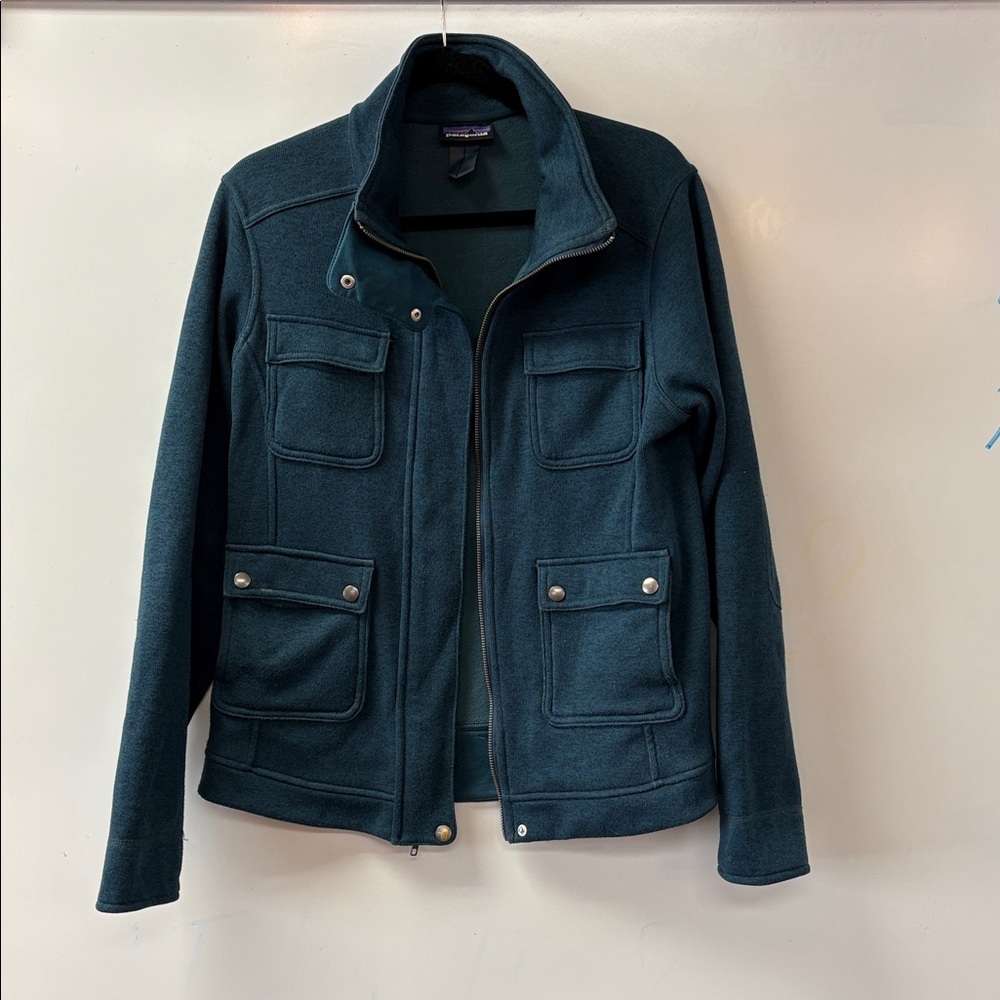 Patagonia teal Fleece Jacket